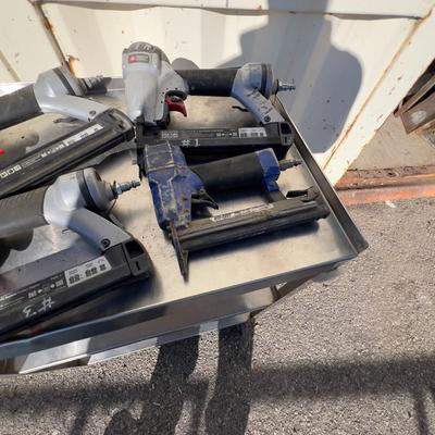 (4) Crown Staplers 
