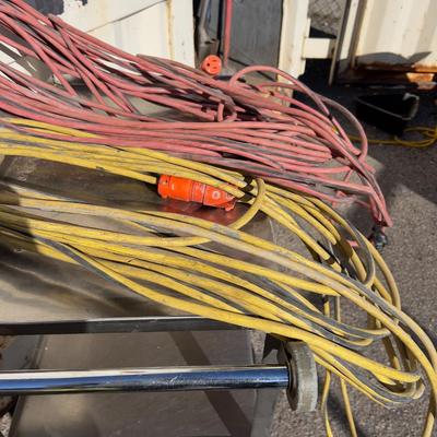 Yellow & Red Extension Cords