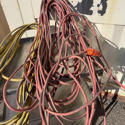 Yellow & Red Extension Cords