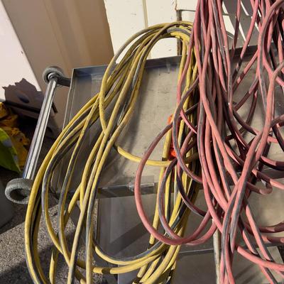 Yellow & Red Extension Cords