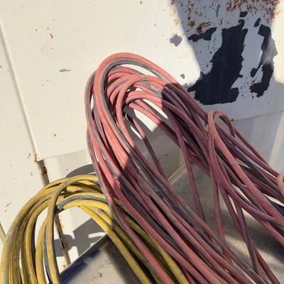 Yellow & Red Extension Cords