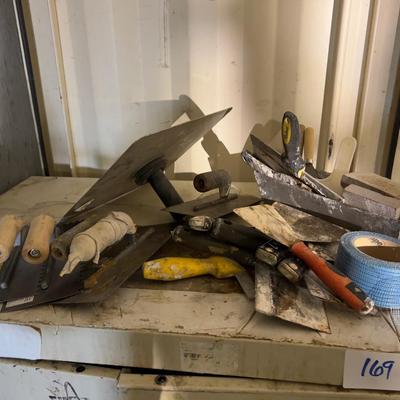 Pile of Dry Wall Tools 