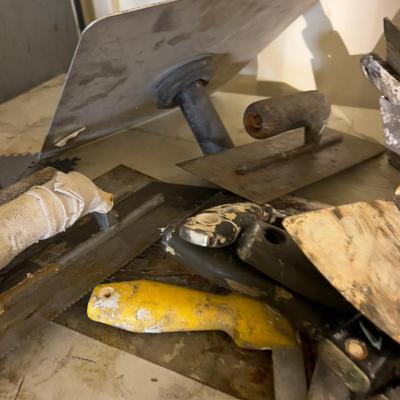 Pile of Dry Wall Tools 