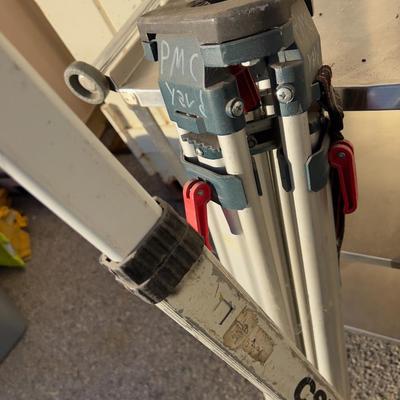Level Rod and Tripod Legs 