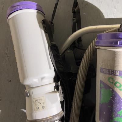 2 Backpack Vacuums with attachments