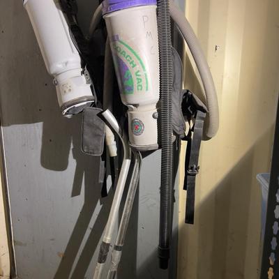 2 Backpack Vacuums with attachments