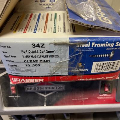 Full Box of #8 Steel Framing Screws 