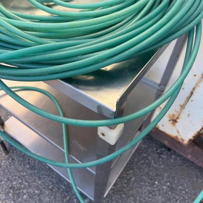 2- 100 Foot Blue Air Hose. 