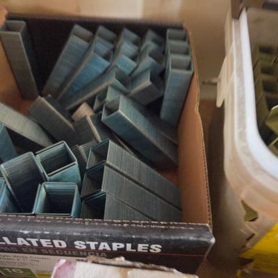 Crown Stapels Several Partial Boxes. 