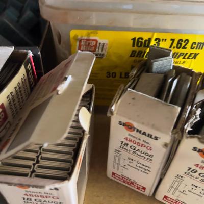 Crown Stapels Several Partial Boxes. 