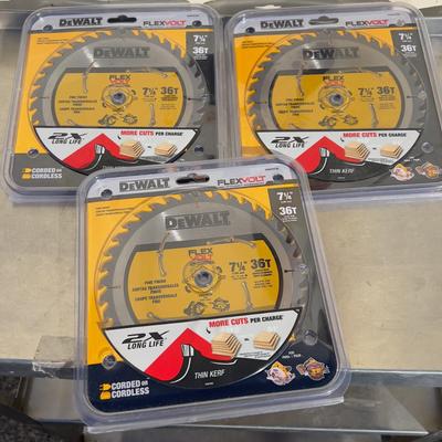 3 Brand New Circular Saw Blades 