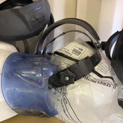 Hard Hats and Face Shields 