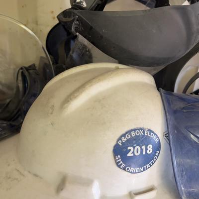 Hard Hats and Face Shields 