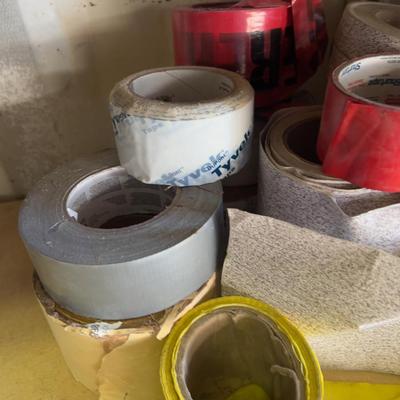 Rolls of Tape; Mostly Seam Tape for Carpet