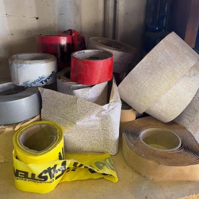 Rolls of Tape; Mostly Seam Tape for Carpet
