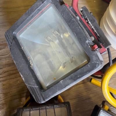 3 Halogen Work Lights