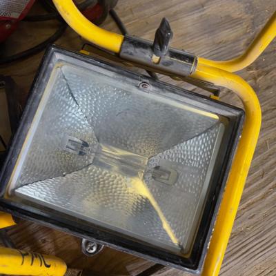 3 Halogen Work Lights