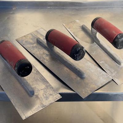 3 Steel Trowels