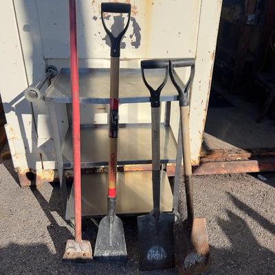 2 Scrapers and 2 Shovels (short)