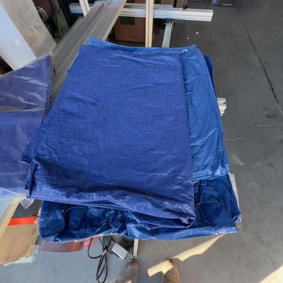 6  Blue Tarps
