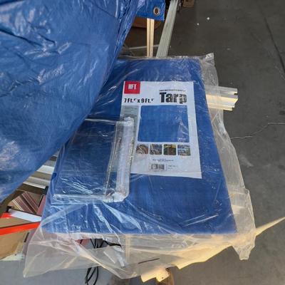 6  Blue Tarps