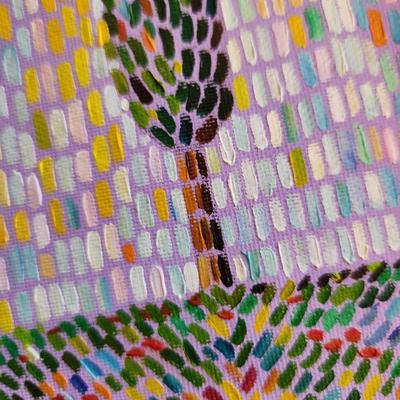 Original Pointilism Painting
