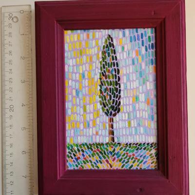 Original Pointilism Painting
