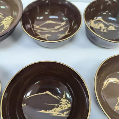 Lacquered Bowls Asian Design
