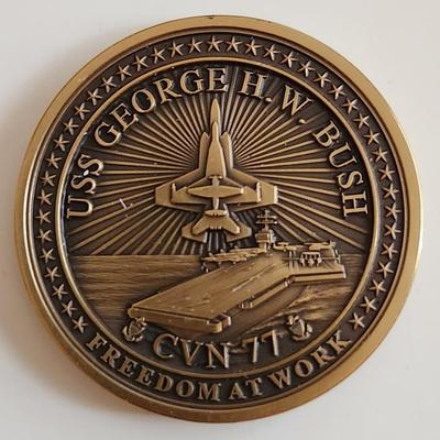 USS Bush Commissioned Commemorative Medallion