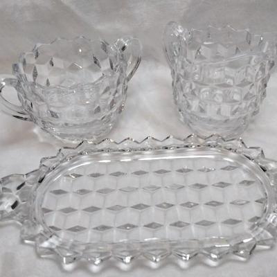 Sugar and Creamer With Underplate