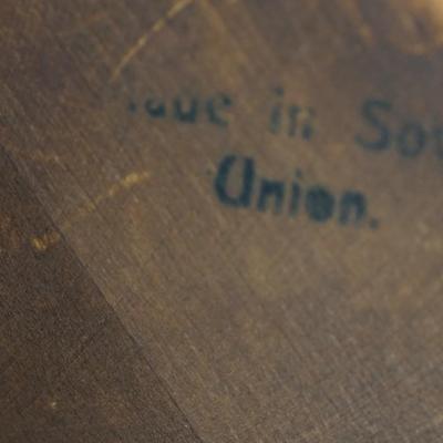 VINTAGE GROUPING OF FOUR ROUND WOOD WALL PLAQUES- SOVIET UNION,