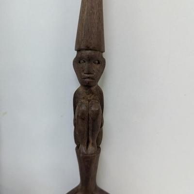 Carved Wooden Tribal Serving Set