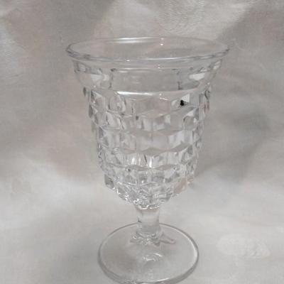 10 Fostoria American Low Water Goblets
