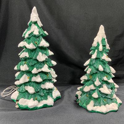 Lot 75 | Lighted Snow Capped Trees