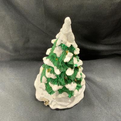 Lot 78 | Lighted Snow Capped Revolving Tree