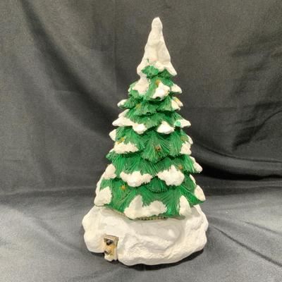 Lot 78 | Lighted Snow Capped Revolving Tree