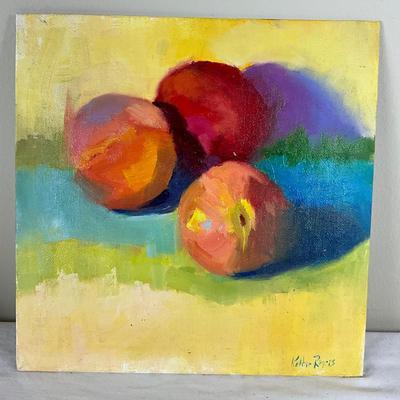 146 Original Oil Painting "Three's a Crowd" by Kathie Rogers