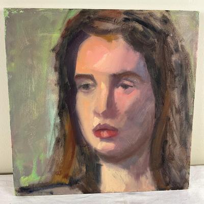 148 Original Oil Painting "Young Lady" by Kathie Rogers