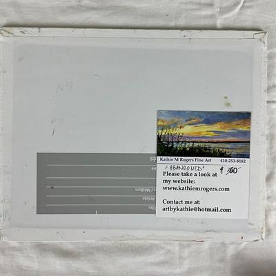 154 Original Oil Painting "Abandoned" by Kathie Rogers