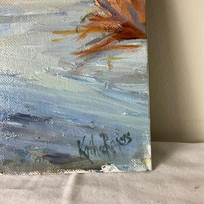 158 Original Oil Painting "River Marsh" by Kathie Rogers