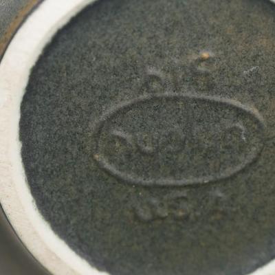 HYALYN POTTERY VASE "ORANGE TREE OF LIFE" 10"