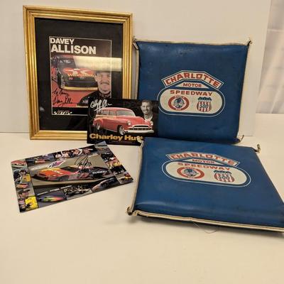 Autographed NASCAR Memorabilia & Bleacher Cushions