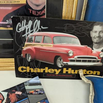 Autographed NASCAR Memorabilia & Bleacher Cushions
