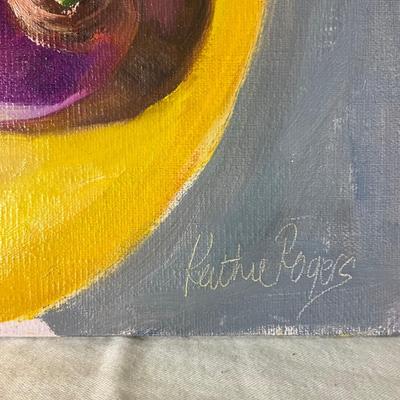 164 Original Oil Painting "Turnips" by Kathie Rogers