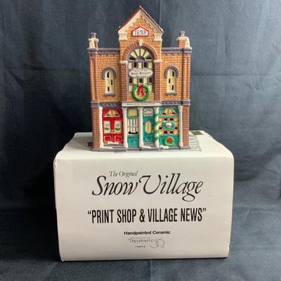 Lot 92 | Print Shop and Village News