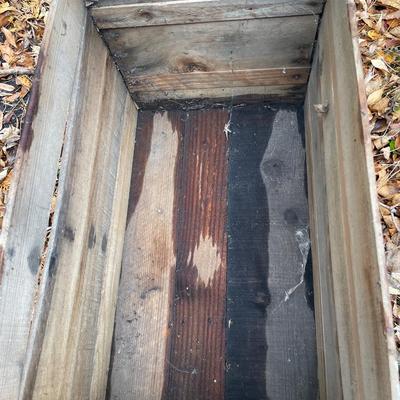Vintage wood crate