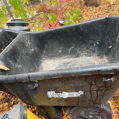 Yard cart and step with handle