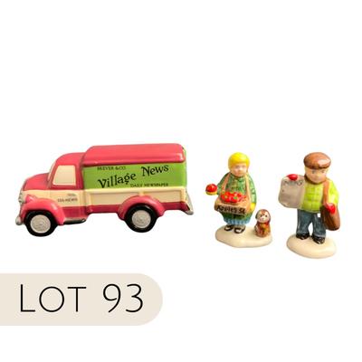 Lot 93 | Village News Delivery | Newsboy | Apple Girl