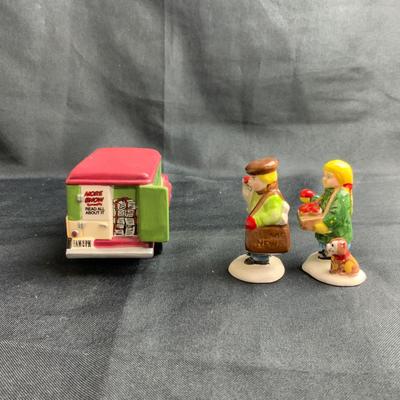 Lot 93 | Village News Delivery | Newsboy | Apple Girl