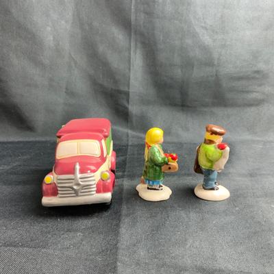 Lot 93 | Village News Delivery | Newsboy | Apple Girl